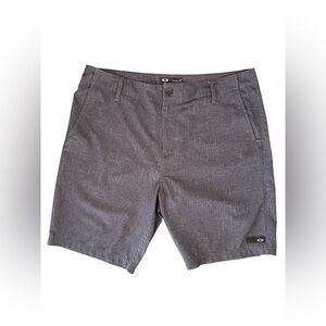 Oakley Men's Blue Golf Performance Shorts Size 36 Flat Front